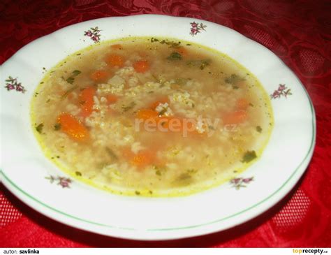 Uzená polévka s rýží a zeleninou